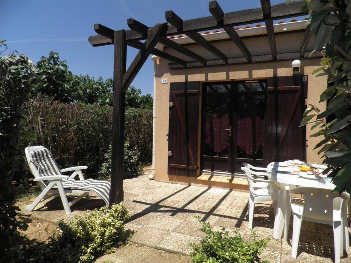 Maison 2 Pieces/Mezzanine, 6 Couchages, Terrasse Spacieuse, Piscine Et Parking Prive A Gruissan - Fr-1-229-332 Luaran gambar